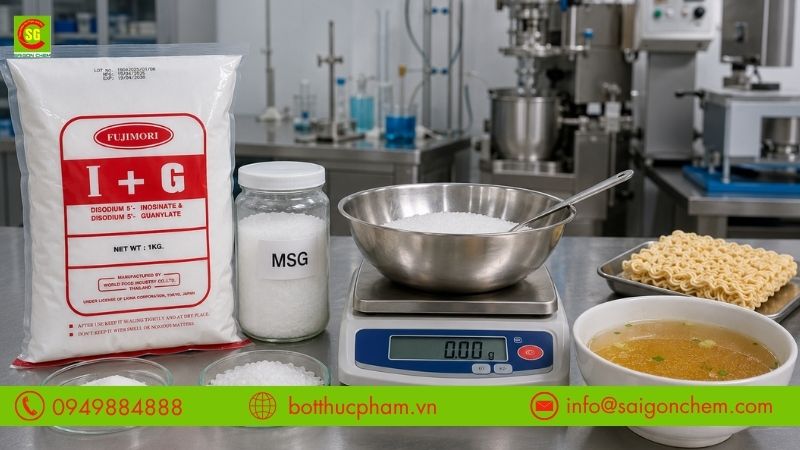 Ưu điểm của I+G Fujimori khi kết hợp bột ngọt trong sản xuất thực phẩm